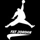 fat black shirt jordan