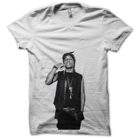 Asap rocky shirt in white