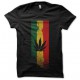bandera de jamaica camiseta negro