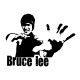 camisa blanca de Bruce Lee