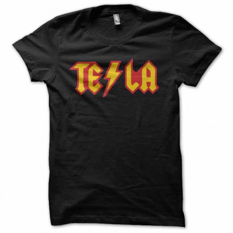 tee shirt tesla black lights