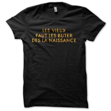 tee shirt anti vieux noir