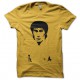 tee shirt bruce lee jaune