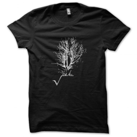 black tee shirt square root