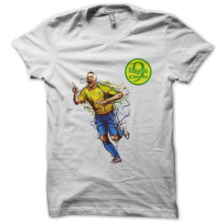 tee shirt Ronaldo elfenomeno blanc