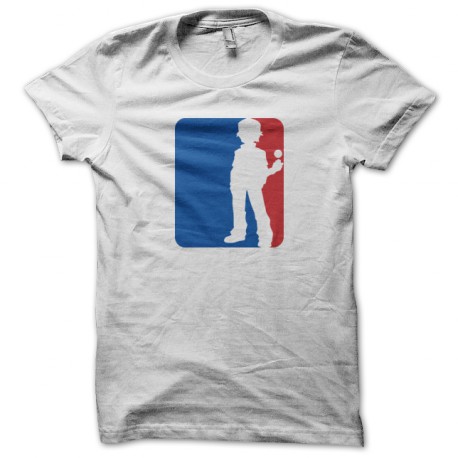 tee shirt Pokemon NBA blanc