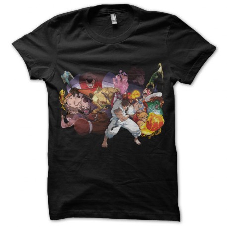 tee shirt street fighter noir