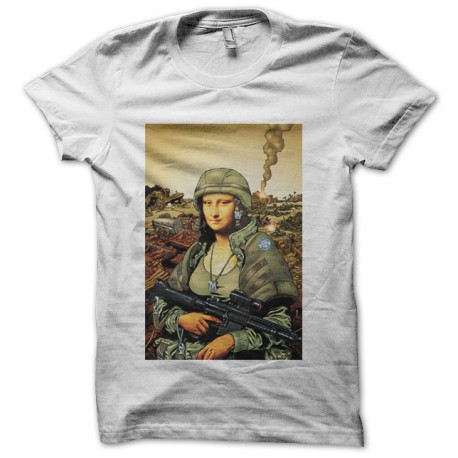 shirt mona lisa white army