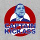 tee shirt captain kick ass grey