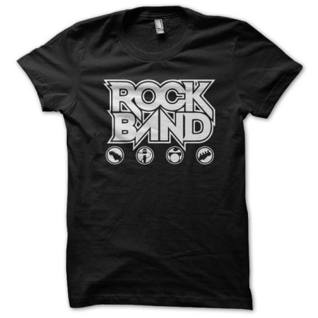 black t-shirt rock band