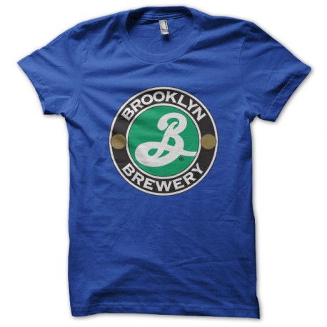 tee shirt Brooklyn brewery blue