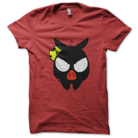 shirt ranma the pig black red