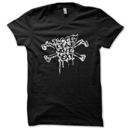 tee shirt bloody dead noir