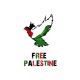 free palestine t-shirt white