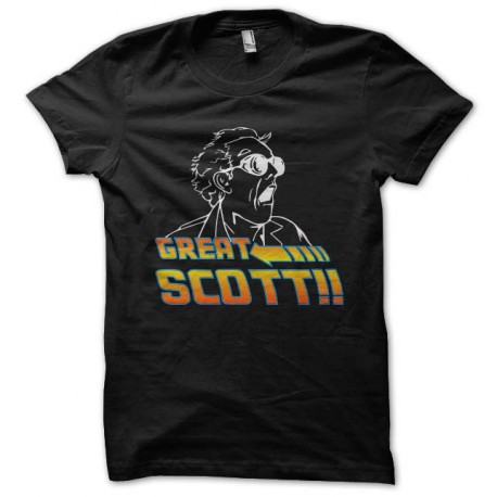 tee shirt Great scott noir