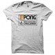 Atari Pong camiseta blanca