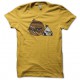 tee shirt Angry Chewie Han jaune