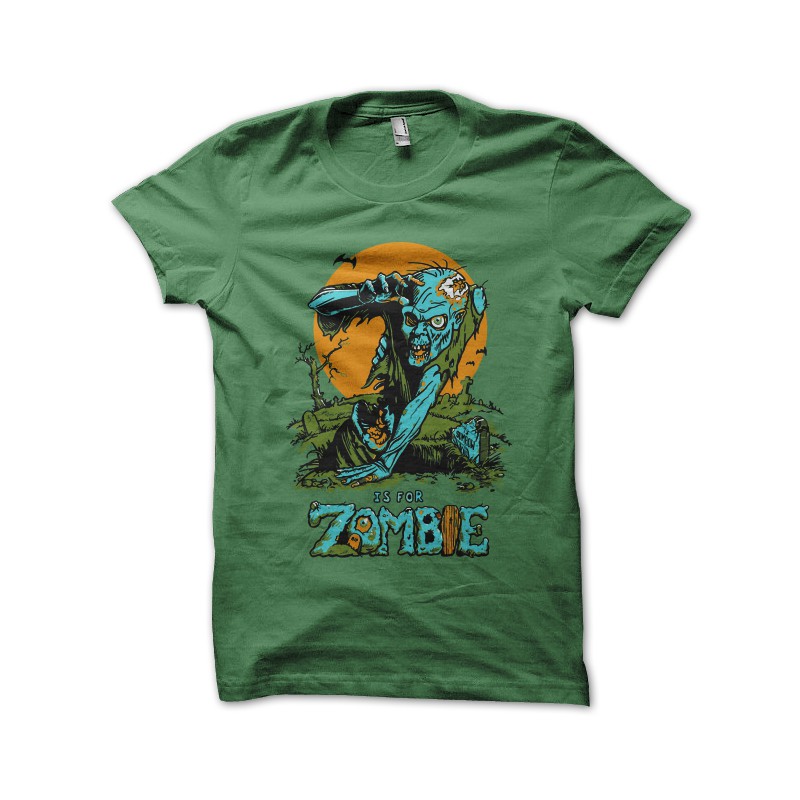 Z Zombie t-shirt green