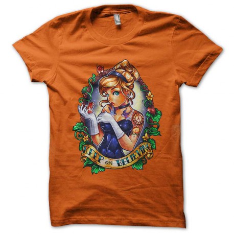 Cinderella orange shirt