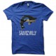 tee shirt Sauvez Willy blue