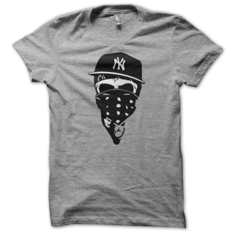 shirt gangster skull Heath Grey