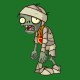 tee shirt Plants vs Zombies kelly green