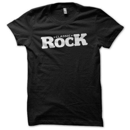 classic rock t-shirt black