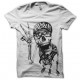 shirt skater skull white