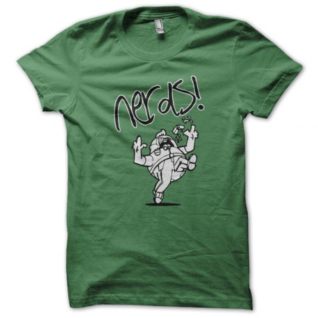 tee shirt Nerds green