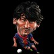 Lionel Messi shirt black cartoon