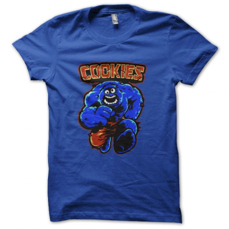 camiseta azul Cookie Monster