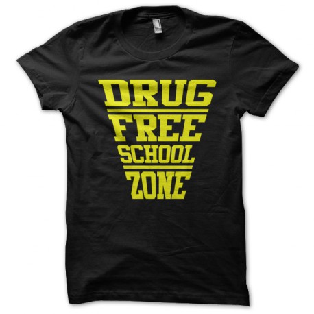 shirt drug free school black area