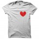 tee shirt broken hearted white