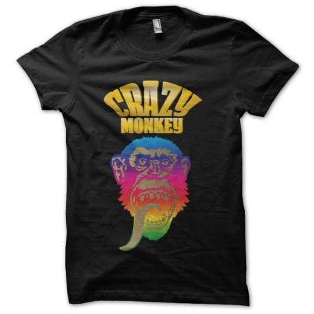 Crazy Monkey t-shirt black