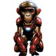 shirt iron man monkey white