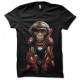 monkey shirt iron man black