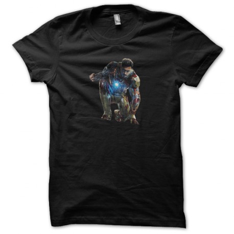 Iron Man camiseta negro