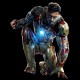 tee shirt Iron Man black