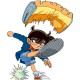 tee shirt Conan Kick white
