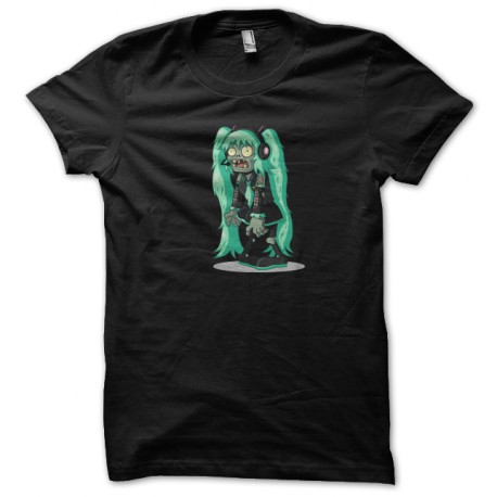 miku black shirt zombie