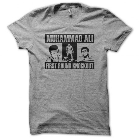 shirt Muhammad Ali First Round Knockout gray