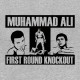 shirt Muhammad Ali First Round Knockout gray