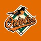 Orioles logotipo de la camisa de color naranja