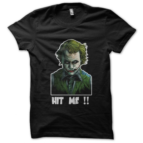 negro camiseta Joker Golpéame