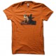 shirt Godzilla vs. orange cat