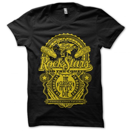 black t-shirt Rock Stars