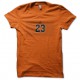 camisa de Michael Jordan, el número 23 de color naranja