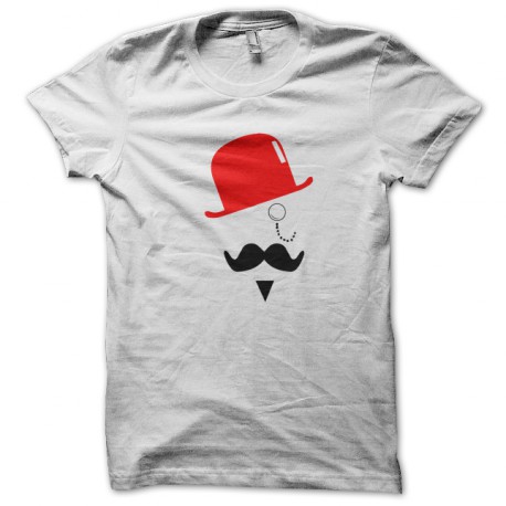 Tee Shirt Mr Moustache White