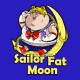 shirt fat sailor moon blue