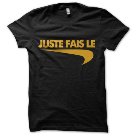 yellow nike just do it shirt